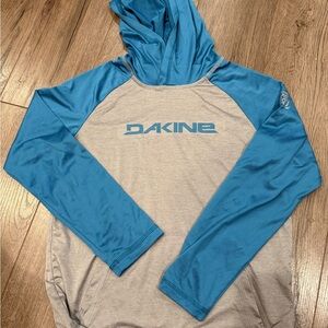 Dakine Teal and Gray Pullover